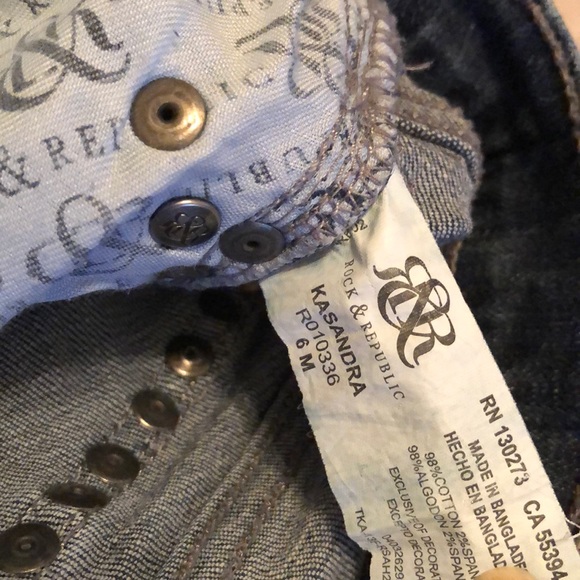 Vintage Rock & Republic Kassandra Studded Jeans - Picture 7 of 8